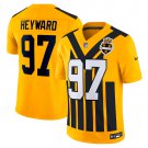 adult & youth,toddler Steelers Uniform 97 Cameron Heyward Jersey Stitched Shirt 1933 Throwback Gold