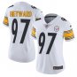 women's Pittsburgh Steelers Uniform 97 Cameron Heyward Jersey Stitched Activewear White Shirt