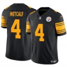 adult & youth,toddler Steelers Uniform 4 DK Metcalf Jersey Stitched Activewear Black Color Rush