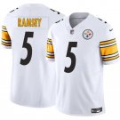 adult & youth,toddler Steelers Uniform 5 Jalen Ramsey Jersey Stitched Activewear White Shirt
