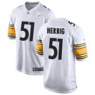 adult & youth,toddler Steelers Uniform 51 Nick Herbig Jersey Stitched Activewear White Shirt