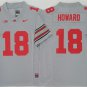 adult & youth Ohio State Buckeyes Uniform 18 Will Howard Jersey College Activewear Gray Stitched