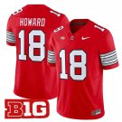 adult & youth Ohio State Buckeyes Uniform 18 Will Howard Jersey College Activewear Red Stitched