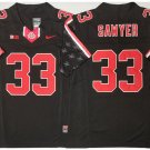 adult & youth Ohio State Buckeyes Uniform 33 Jack Sawyer Jersey College Shirt Black Special Stitched