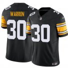 adult & youth,toddler Steelers Uniform 30 Jaylen Warren Jersey Stitched Shirt Black Alternate
