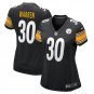 women's Pittsburgh Steelers Uniform 30 Jaylen Warren Jersey Stitched Activewear Black Shirt