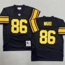 adult Steelers Uniform 86 Hines Ward Jersey Stitched Activewear Black M&N Throwback Mesh Shirt
