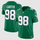 adult & youth,toddler Eagles Uniform 98 Jalen Carter Jersey Stitched Shirt Green Alternate