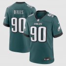adult & youth,toddler Eagles Uniform 90 Jordan Davis Jersey Stitched Activewear Green Shirt