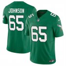 adult & youth,toddler Eagles Uniform 65 Lane Johnson Jersey Stitched Shirt Green Alternate
