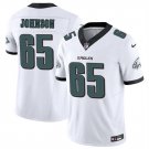 adult & youth,toddler Eagles Uniform 65 Lane Johnson Jersey Stitched Activewear White Shirt