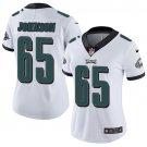 women's Philadelphia Eagles Uniform 65 Lane Johnson Jersey Stitched Activewear White Shirt