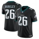 adult & youth,toddler Eagles Uniform 6 Saquon Barkley Jersey Stitched Activewear Black Shirt