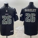 adult & youth Eagles Uniform 26 Saquon Barkley Jersey Stitched Activewear Black Fashion Shirt