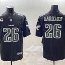 adult & youth Eagles Uniform 26 Saquon Barkley Jersey Stitched Activewear Black Fashion C Patch