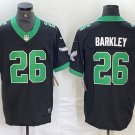 adult & youth Eagles Uniform 26 Saquon Barkley Jersey Stitched Activewear Black Throwback Shirt