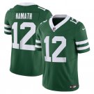 adult & youth,toddler NY Jets Uniform 12 Joe Namath Jersey Stitched Activewear Green Shirt