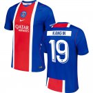 adult & kids Paris Saint-Germain Soccer Uniform 19 Lee Kang In Jersey 2627 Home Activewear Blue