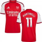 adult & kids Arsenal Soccer Uniform 11 Gabriel Martinelli Jersey 2627 Home Activewear Red Shirt