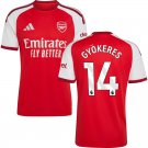 adult & kids Arsenal Soccer Uniform 14 Viktor Gyökeres Jersey 2627 Home Activewear Red Shirt