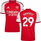 adult & kids Arsenal Soccer Uniform 29 Kai Havertz Jersey 2627 Home Activewear Red Shirt