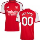 adult & kids Arsenal Soccer Uniform 00 Custom name number Jersey 2627 Home Activewear Red Shirt
