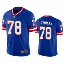 adult & youth,toddler NY Giants Uniform 78 Andrew Thomas Jersey Stitched Activewear Royal Shirt