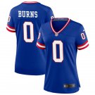 women's New York Giants Uniform 0 Brian Burns Jersey Stitched Activewear Royal Shirt