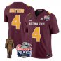 adult & youth Arizona Sun Devils 4 Cam Skattebo Jersey College Maroon Pat Tillman & Peach Bowl Patch
