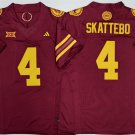 adult & youth Arizona State Sun Devils Uniform 4 Cam Skattebo Jersey College Maroon Stitched Shirt