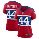 women's New York Giants Uniform 44 Cam Skattebo Jersey Stitched Activewear Red Shirt