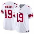 adult & youth,toddler NY Giants Uniform 19 Jameis Winston Jersey Stitched Activewear White Shirt