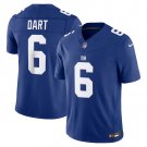 adult & youth,toddler New York Giants Uniform 6 Jaxson Dart Jersey Stitched Activewear Blue Shirt
