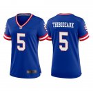 women's New York Giants Uniform 5 Kayvon Thibodeaux Jersey Stitched Activewear Royal Shirt