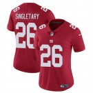women's New York Giants Uniform 26 Devin Singletary Jersey Stitched Shirt Red Alternate