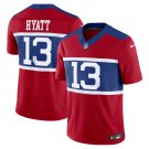 adult & youth,toddler New York Giants Uniform 13 Jalin Hyatt Jersey Stitched Activewear Red Shirt