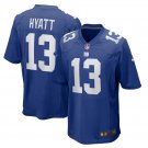 adult & youth,toddler New York Giants Uniform 13 Jalin Hyatt Jersey Stitched Activewear Blue Shirt