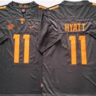 adult & youth Tennessee Volunteers Uniform 11 Jalin Hyatt Jersey College Dark Gray Stitched Shirt