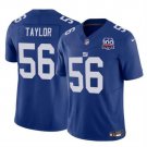 adult & youth,toddler NY Giants Uniform 56 Lawrence Taylor Jersey Stitched Blue 100th Season Patch