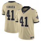 adult & youth,toddler Saints Uniform 41 Alvin Kamara Jersey Stitched Activewear Gold Shirt