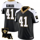 adult & youth Saints Uniform 41 Alvin Kamara Jersey Stitched Activewear Black-White 1987 Legacy