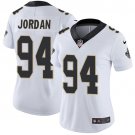 women's New Orleans Saints Uniform 94 Cameron Jordan Jersey Stitched Activewear White Shirt