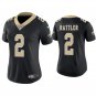 women's New Orleans Saints Uniform 2 Spencer Rattler Jersey Stitched Activewear Black Shirt
