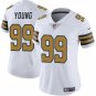 women's New Orleans Saints Uniform 99 Chase Young Jersey Stitched Shirt White Alternate