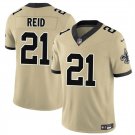 adult & youth,toddler Saints Uniform 21 Justin Reid Jersey Stitched Activewear Gold Shirt