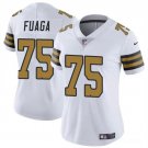 women's New Orleans Saints Uniform 75 Taliese Fuaga Jersey Stitched Shirt White Alternate