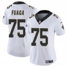 women's New Orleans Saints Uniform 75 Taliese Fuaga Jersey Stitched Activewear White Shirt