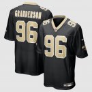 adult & youth,toddler Saints Uniform 96 Carl Granderson Jersey Stitched Activewear Black Shirt