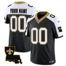 adult & youth Saints Uniform 00 Custom name number Jersey Stitched Shirt Black-White 1987 Legacy