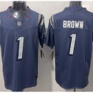adult & youth,toddler NE Patriots Uniform 11 A.J. Brown Jersey Stitched Activewear Blue Shirt